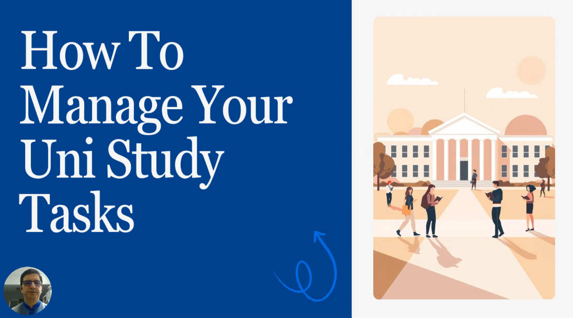 How To Manage Your Uni Study Tasks & Activities